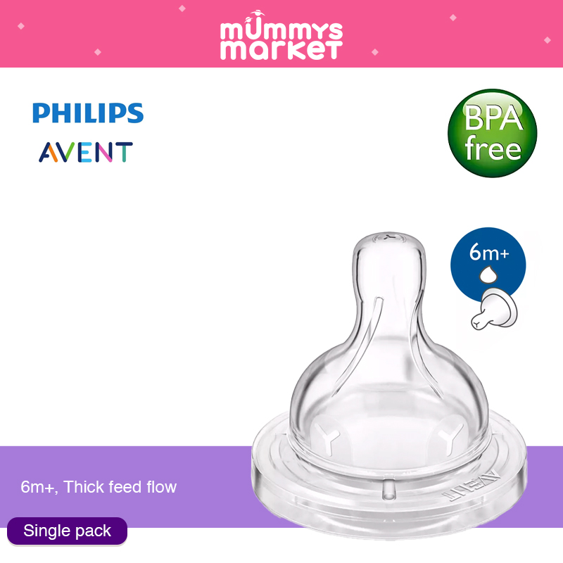 Philips Avent Silicone Teat Thick Feed Teat (SCF636/27)